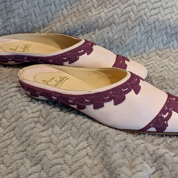 ⚜️ Christian Louboutin Vintage Pink Flats  Size 38 1/2 accepting offers - Picture 12 of 16